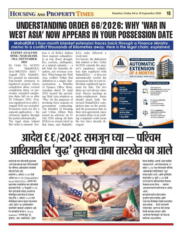 Understanding Order 66/2026: Why 'War in West Asia' Now Appears in Your Possession Date